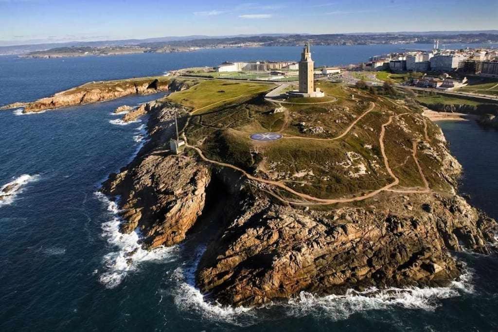 Ag Casa Anema 10 Huespedes A 2Km De La Playa Razo Villa A Coruna Bagian luar foto